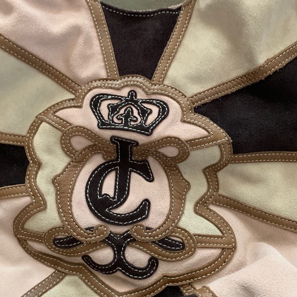 Juicy Couture suede purse with leather handles - Picture 3 of 8